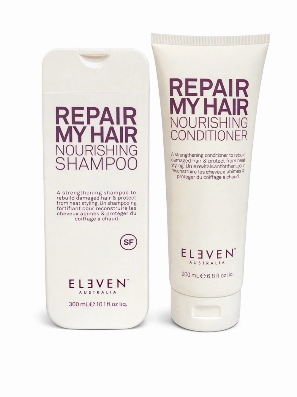 Eleven Australia Repair My Hair Nourishing Shampoo 10.1oz & Conditioner 6.8 oz
